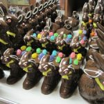 Easter chocolate bunnies