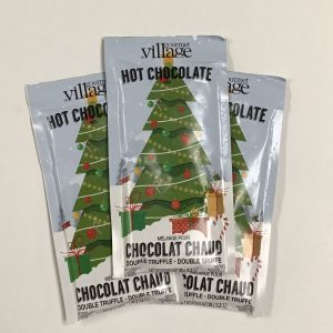 Christmas tree double truffle hot chocolate