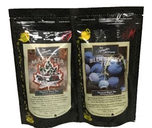 Maple and blueberry flavoured black loose leaf tea