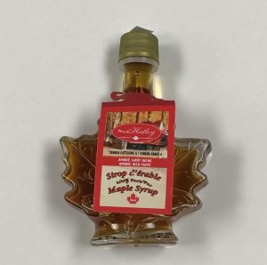 Maple leaf shaped 50ml bottle maple syrup