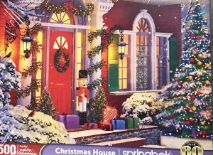 Christmas House 500 Piece Springbok Puzzle