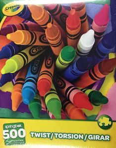 Crayola Twist 500 Piece Springbok Puzzle