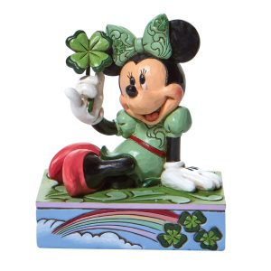 Jim Shore Shamrock Wishes Minnie Mouse