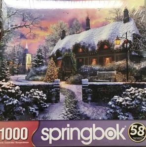 Christmas Cottage 1000 Piece Puzzle