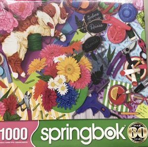 Flower Shop Feline 1000 Piece Puzzle