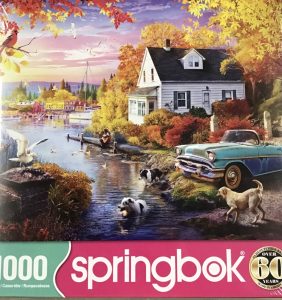 Lakeside Fall Retreat 1000 Piece Puzzle